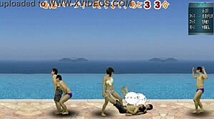 Ball Kicking Action Game With Femdom And Cfnm Excitement!