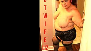 bbw hotwife giving a bull head with passion