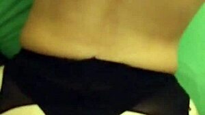 Blonde teacher seduces in stockings and lingerie, revealing her fantasies with a cock