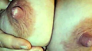 I, a preggo milf with big tits, strip my thong and panties, wanting affection