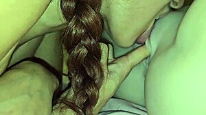 Latina enjoys two orgasms with Tantaly doll