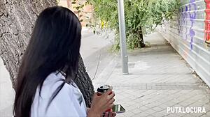 torbe seduces skinny teen kali for hard fuck