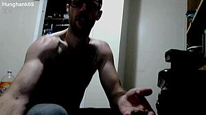 Black belt cowboy lover devours monster cock backstage