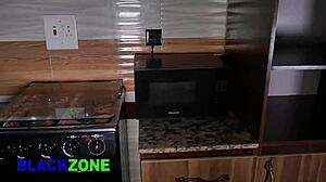 Emotional Stepmom And Stepson Passion In The Kitchen With Curvy Ass