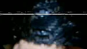 latina milf sucks step dad's big black cock in retro video