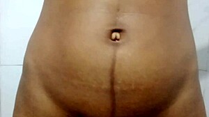 a desi indian teen shows off her amazing pussy and boobs indoors