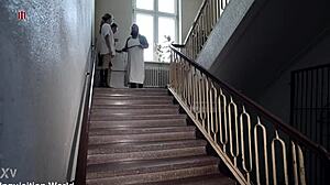 The Lazy Cleaning Girl Must Absolve Rough Work Training In The Prison Trailer