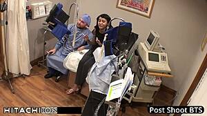 Human Guinea Pig Endures Mandatory Hitachi Orgasms From Doctor In Tampa - Eliza Shields