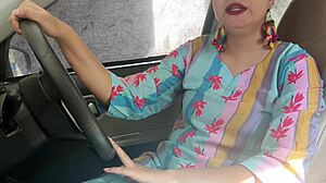 Does asian stepsister suck step-bro for car ride?