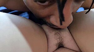 Big black guy fucks wet pussy bareback hardcore