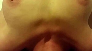 Facefucking amateur deepthroat on bed with intense oral.