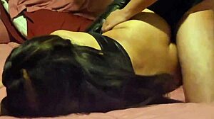 Stepbrother fucks stepsister and leaves semen in her ass