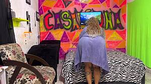 Woman with biggest ass records video with influencer couple in Brazil that leaks online