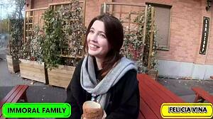 Felicia Vinas Hungarian Ass Devours Cock And Cum In Budapest