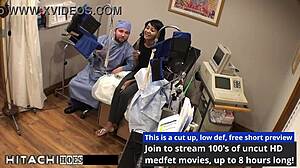 Human Guinea Pig Endures Mandatory Hitachi Orgasms From Doctor In Tampa - Eliza Shields