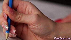 Cfnm Fetish Brits Tugging in Humiliation Group Handjob