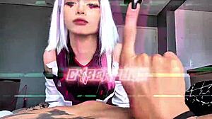 lucy cyberpunk endrunners dominando com os p�s e masturbador ft amberzinha free