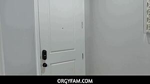 Orgyfam - skinny teen 18+ engages in intimate activity with stepdad to climax