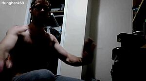 Black belt cowboy lover devours monster cock backstage