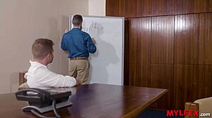 Mylfex - the naughty secretary helps with her boss