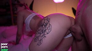 submissive babe monica loves cum on her face with sloppy dirty talk