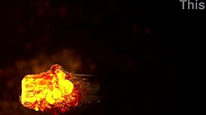 Hot redhead Mira Sunset experiences intense anal hardfuck outdoors