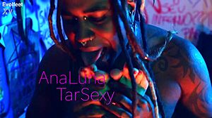 femdom dominates with foot worship and choking