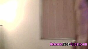 Helena price compares big black cock to my small dick in this cuckold threesome