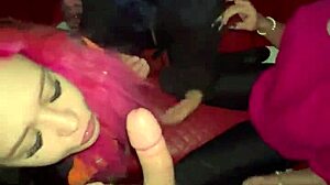 Girls surprise guy and suck him off on boat