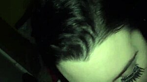 Spanish girl deepthroats big black cock