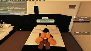 Overwhelmed by intense emotions during anal and big black cock in roblox porn.