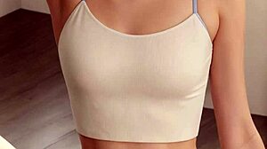 i admire cute and sweet lingerie models posing barefoot