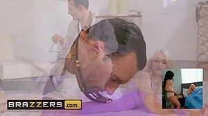 Katie Monroe licks Alex Legend's monster cock