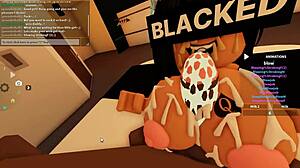 Overwhelmed by intense emotions during anal and big black cock in roblox porn.