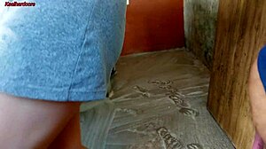 My wife left and the short maid took care of things at home