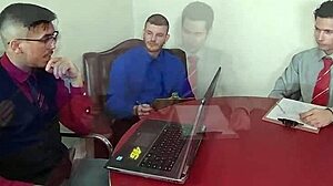 Intense Office Orgy With Anal Banging, Blowbang Action, And Double Penetration Featuring Big Cocks And Latina Sluts