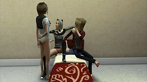 Watch the cuckold action in Sims 4!
