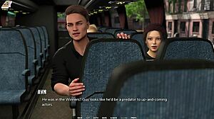 Hot Emo Girl Gives Handjob on Public Bus in Taboo University 3D