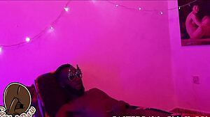 African Woman Shows Big Ass and Monster Cock on Christmas