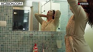 Sexy Milf Mom Teasing In The Shower - Xczech Com