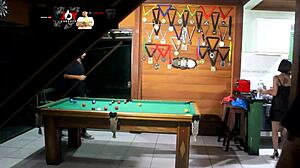 I lost the bet to my wife and her friend, now they suck his cock while I watch.