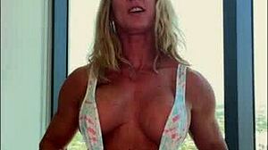 Milf Tries On Bikini And Sheer Swimsuits