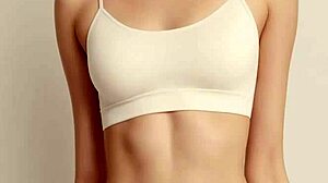 i admire cute and sweet lingerie models posing barefoot