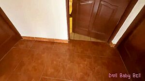 Stepsister gets soaking wet for neglecting garden chores