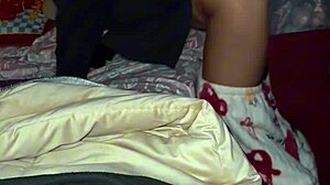 Hot Couple Records First Homemade Video With Cowgirl Riding And Creampie In The Night Part 2