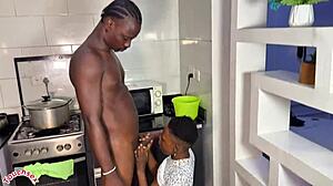 My Little 18+ Stepsister Wants First-Time Sex in the Kitchen