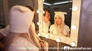 Step Dad Cheers Me Up With Hard Cock After My Breakup, Bent Over and Teasing