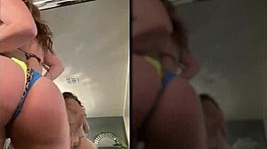 sophie dee milf fucks herself after bikini pose