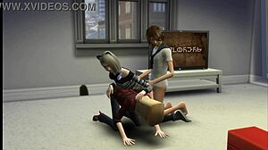 Watch the cuckold action in Sims 4!