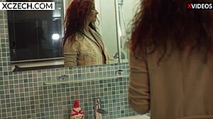 Sexy Milf Mom Teasing In The Shower - Xczech Com